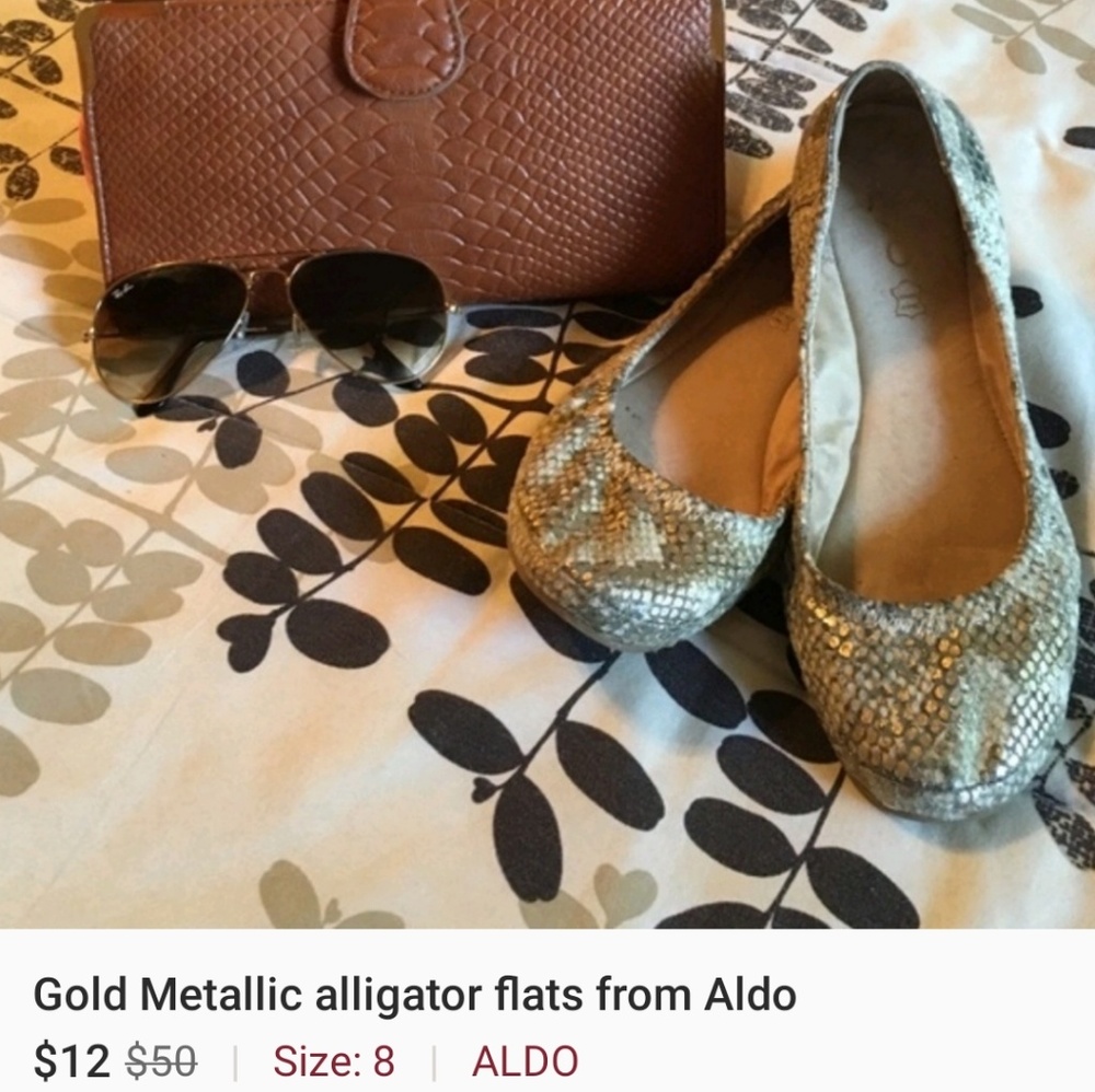 Aldo alligator flats